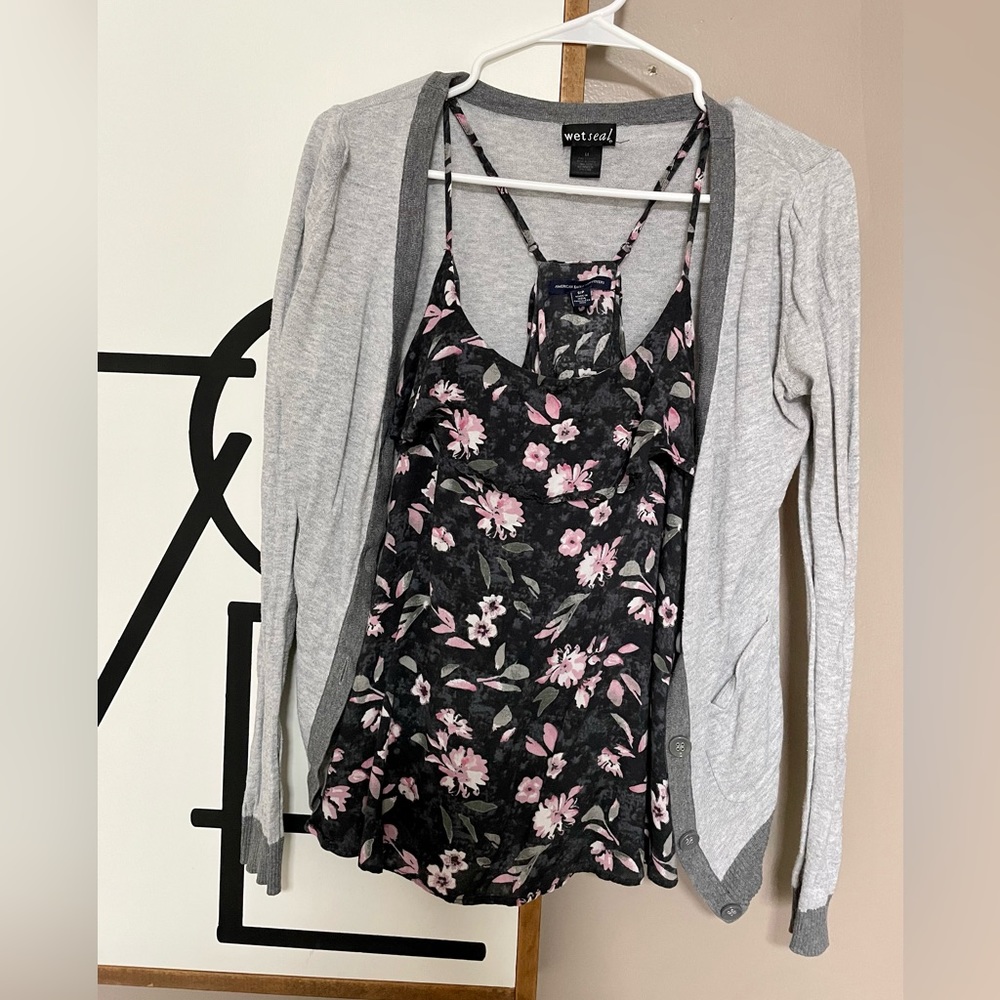 Gray Cardigan